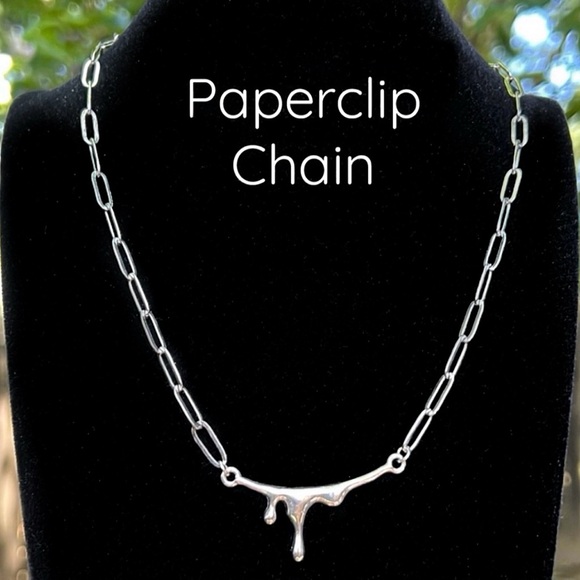 Dripping in Silver Necklace - Picture 6 of 12